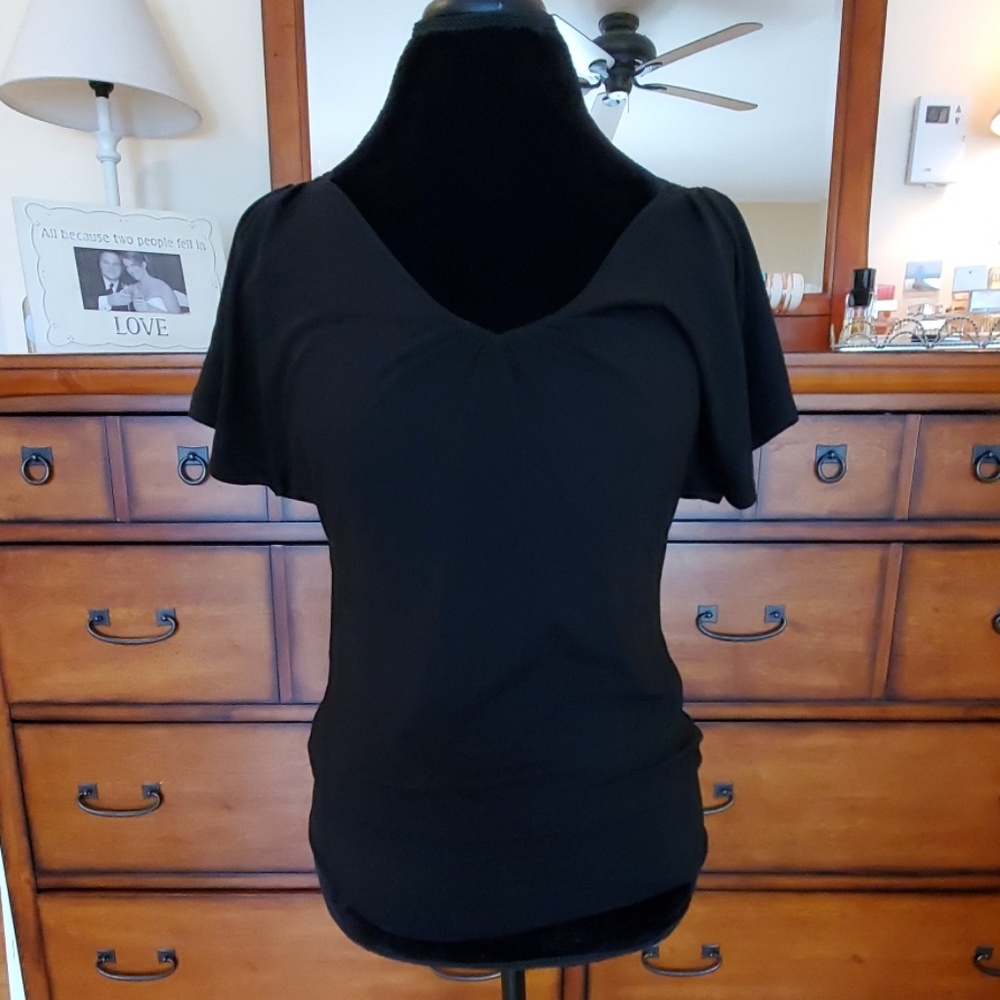 Whbm flutter sleeve tee